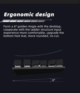 Nhà Máy Mới Giá Bán Hàng Trực Tiếp Có Dây USB104 Phím Bàn Phím Cơ Khí LED Đèn Nền Hot-Trao Đổi Lập Trình Ergonomic Máy Tính - Product Image 3