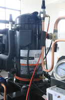 Compresseur à spirales Copeland, unité de condensation refroidie par eau, équipement de réfrigération basse température
