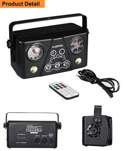 Nueva Llegada Mini Bola Mágica 5 en 1 DMX512 con Láser y Luces LED para Escenario con Efectos RGB para Discoteca, Bar, DJ - Product Image 2