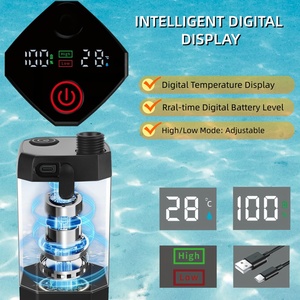 Ducha Eléctrica Recargable para Exteriores con Certificación CE IPX7 a Prueba de Agua, 6000 mAh, para Camping, Senderismo, <span class=keywords><strong>Viajes</strong></span>, Lavado - Product Image 2