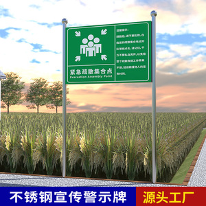 Panneau publicitaire extérieur en acier inoxydable 33 Logo, taille personnalisée, résistant au vent, signalisation routière - Product Image 4