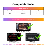 Kit de rétrofit CarPlay Rhythm pour Audi MMI 3G A8 2012 2015, protocole d'usine, installation sans perte, sans fil