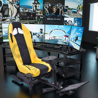 GY019 ODM OEM Siège de simulation de course de jeu de conduite à haute compatibilité, cockpit de simulation de mouvement pour Logitech G25, G27, Wii, PXN