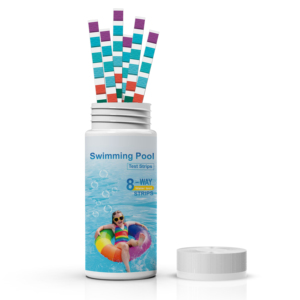 Kit de bandelettes de test pour <span class=keywords><strong>piscine</strong></span> : 125 unités, 8-en-1, pour l'analyse de l'eau salée des piscines et des spas - Product Image 5