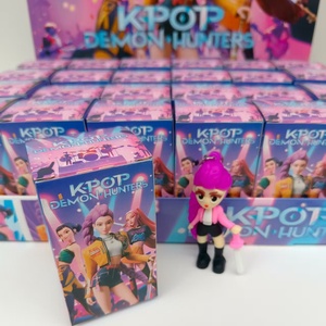 Bộ móc khóa Kpop Demon Hunters 24 món/bộ, hình thú ngộ nghĩnh Tiger Rumi Mira Zoey Sussy, quà tặng bất ngờ cho fan, hộp quà bí mật - Product Image 2