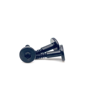 Chine Usine Tête Plate Hexagonale Douille Demi-Filetage 304 Acier Inoxydable Vis Noire Fixation Haute Résistance - Product Image 6