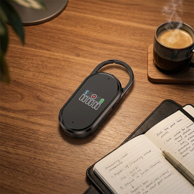 Summarize Transcription Translation ChatGPT AI Voice Recorder 188 Languages Supported Mini Keychain Voice Recorder
