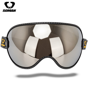 Soman T3เลนส์มอเตอร์ไซค์ย้อนยุค, หมวกกันลมอเนกประสงค์วัสดุ PC - Product Image 2