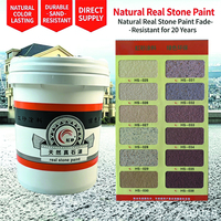 Pintura de Piedra Real Resistente al Agua y a los Rayos UV, Revestimiento de Piedra Natural con Textura de Granito para Paredes Exteriores