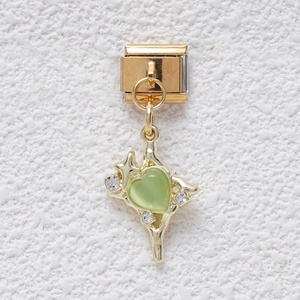 Popular Colgante Italiano Chapado en Oro PVD de 18k, Joyería de Acero Inoxidable al por Mayor, Colgante de Copos de Nieve - Product Image 3