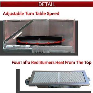 Four à pain à tortillas de 100 cm, prix de gros, pas cher, 400 pièces/h, machine à pain à tortillas/four à pain en argile, rotation automatique - Product Image 3