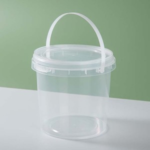 Nhựa pails với xử lý thực phẩm lưu trữ container với nắp dễ dàng tái sử dụng bao bì nhựa - Product Image 5