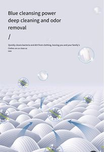 Prise standard américaine de 110 volts, <span class=keywords><strong>machine</strong></span> à <span class=keywords><strong>laver</strong></span> les chaussures de <span class=keywords><strong>petite</strong></span> <span class=keywords><strong>taille</strong></span> bleue et blanche - Product Image 5