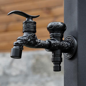 Antik renk hayvan tasarım duvar dokunun tek kolu ile çamaşır makinesi için yüksek kaliteli pirinç Bibcock - Product Image 5