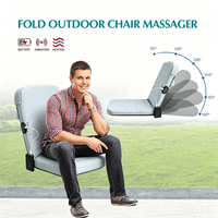 Wellness Chaise de stade de massage chauffante pliable de bonne qualité avec fonction musicale pour une utilisation en extérieur
