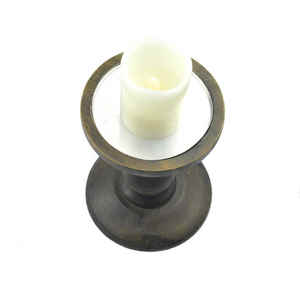 Tall <b>Black</b> Wooden <b>Candlestick</b> Stand Decorative Art Supplies Candle <b>Holder</b> Candle Stand Elegant Jar <b>Holder</b> for Home Decor - Product Image 1
