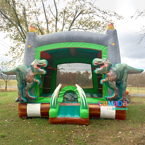 Castillo Inflable Dino World a Precio de Fábrica, Inflables para Exteriores, Alquiler de Castillos Inflables para Fiestas de Cumpleaños Infantiles - Product Image 4