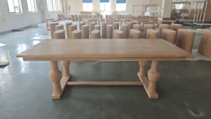 Mesa de <span class=keywords><strong>boda</strong></span> estilo Mid-Century blanqueada para bodas, eventos, fiestas y <span class=keywords><strong>alquiler</strong></span> premium - Product Image 5