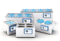 Bain-marie thermostaté numérique en acier inoxydable pour laboratoire, chauffage électrique, température constante RT+5~100°C, 1000W