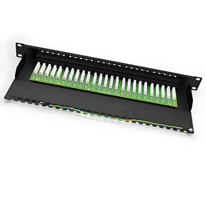 Panneau de brassage téléphonique 50 ports, montable en rack 19 pouces avec bras de gestion de plateau arrière, Cat 3 pour câblage structurel et télécommunications - Product Image 4