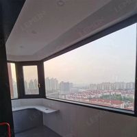 Ventana abatible de doble acristalamiento NZS, marco de aleación de aluminio, acero inoxidable para villas, marco de vidrio de aluminio residencial