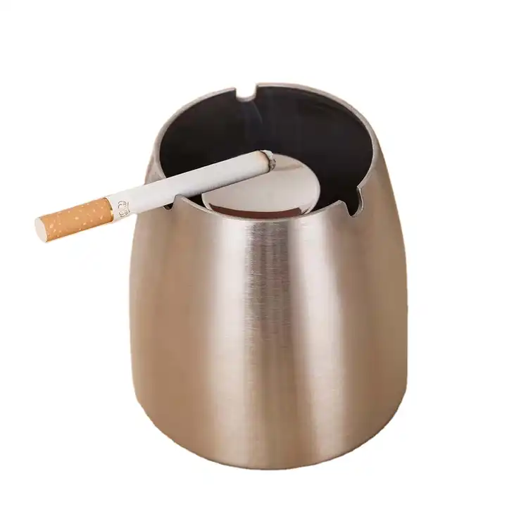 windproof outdoor ashtray with lid for