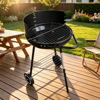 Barbecue extérieur moderne en acier inoxydable thermolaqué de haute qualité avec logo personnalisé, fonction fumoir à commande à distance facile à utiliser