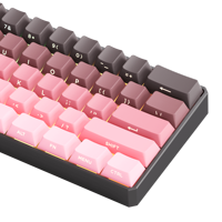Clavier mécanique OEM FUN60 Ultra TMR/HE magnétique PBT noir rose, compatible multiplateforme, ergonomie RT 0,01 mm, touches multiples