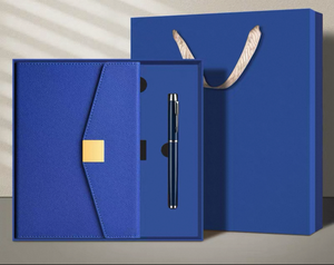 Подарочный набор: блокнот А5 с логотипом на заказ, ручка, корпоративный бизнес-подарок, промо-упаковка - Product Image 2