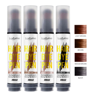 Stylo de coloration capillaire à marque privée pour la couverture des cheveux gris et la teinture des racines, stylo teintant pour dentelle