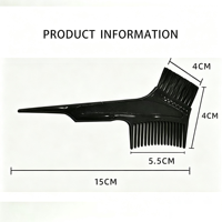 Outil de coloration capillaire double usage - Brosse de coloration et de coiffage DIY pour une utilisation en salons de coiffure professionnels