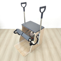 Chaise de Pilates Wanda professionnelle en bois d'érable/okoumé, équipement de fitness et d'entraînement de yoga, machine portable et stable pour Pilates