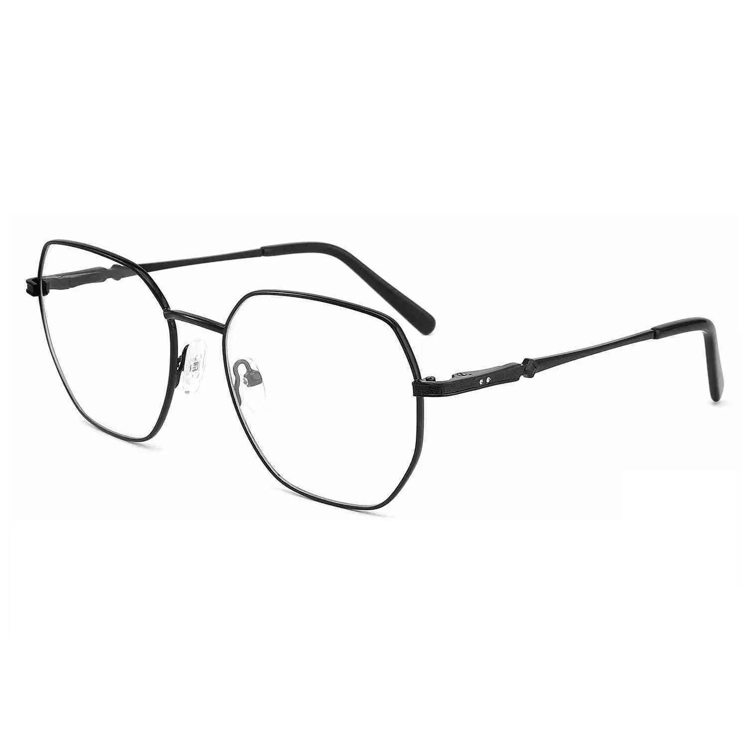 تعزيز معدن الفولاذ المقاوم للصدأ النظارات البصرية مؤطرة مع شعار مخصص