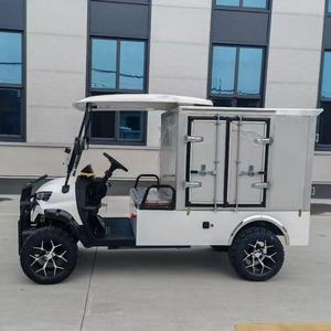 Carrito de Golf Eléctrico Personalizado OEM ODM con Estructura Metálica Resistente a la Corrosión para Transporte Comercial y de Ocio - Product Image 3