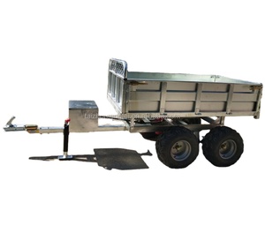 Giá thấp hộp Trailer Giao thông vận tải lồng xe lớn Trailer thủy lực <span class=keywords><strong>Dump</strong></span> Trailer a08c - Product Image 1