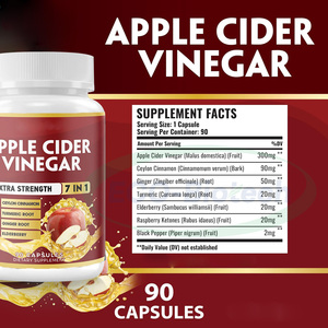 Ausreson Keto Apple Cider Vinegar Slimming Supplement Organic Factory Vegan <strong>Food</strong> Burn Fat Keto Apple Cider Vinegar Capsules - Product Image 3