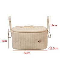 2025 Style chaud durable universel poussette Caddy personnalisé sac à langer bébé organisateur avec les meilleures ventes