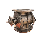 Vanne rotative à clapet en acier inoxydable motorisée pour l'utilisation dans les chantiers de construction et les usines de fabrication