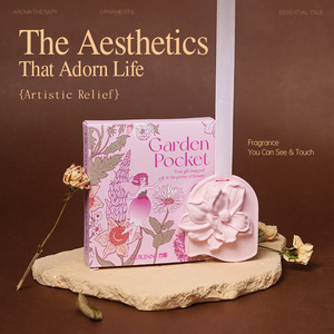 Tablettes parfumées d'aromathérapie en plâtre pour la maison, la voiture, élimination des odeurs, pièces d'encens en gypse, pendentif solide - Product Image 1