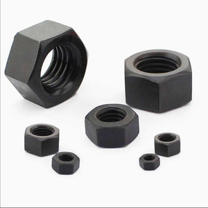 Écrou DIN934 à haute résistance, écrou hexagonal galvanisé noir, écrou hexagonal en acier au carbone - Product Image 1