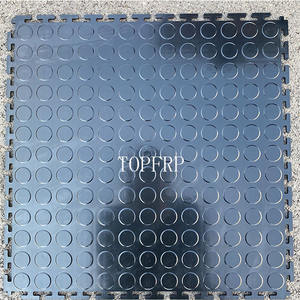 Bonne qualité 500*500*6mm atelier PVC carreaux de sol voiture atelier de réparation Garage emboîtement PVC tapis de sol - Product Image 2