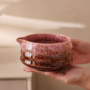 Exclusivo Nuevo Juego de Cuencos de Cerámica para Matcha con Efecto de Horno Bai Ben Li, Estilo Japonés Vintage, Soporte para Batidor de Té - Product Image 2