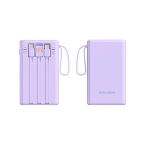 Batería Externa al por Mayor con Cables, de Gran Capacidad (10000mAh, 20000mAh) y Carga Rápida de 22.5W, en Colores Degradados - Product Image 6