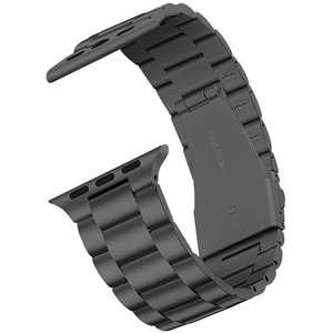 Nueva Correa de Reloj de Acero Inoxidable de Lujo OEM para Negocios, Correa de Tres Ejes para <span class=keywords><strong>Apple</strong></span> <span class=keywords><strong>Watch</strong></span>, Accesorios para Reloj, Duradera - Product Image 3