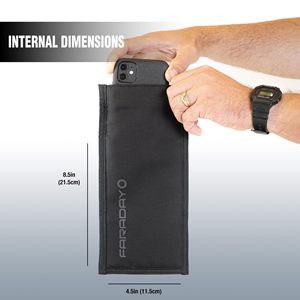 Chaqueta Faraday Pro para Teléfonos con Cierre Magnético, Dispositivo de Bloqueo de Señal, Bolsa de Seguridad para Datos, Anti-Rastreo, Anti-Hacking - Product Image 4