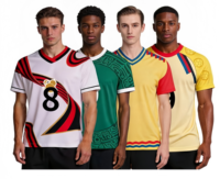 TF203 Argentinien Fan-Style Fußballtrikot 2026 Amerika Fußball-Fan-Bekleidungsset mit Bedruckten Trikots für Globale Unterstützer