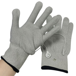 Guanti in fibra d'argento con elettrodo conduttivo magnetico per massaggio antibatterico con fisioterapia agli ioni d'argento - Product Image 3