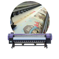 Impresora de inyección de tinta ecosolvente EPSON I3200 de 3.2m con 2 cabezales para impresión de pancartas flexibles para publicidad exterior
