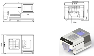 Kho nhỏ tự động Kỹ Thuật Số Đếm Máy VST-1 trực quan truy cập cho miếng linh kiện điện tử Pouch phim ghi nhãn - Product Image 3