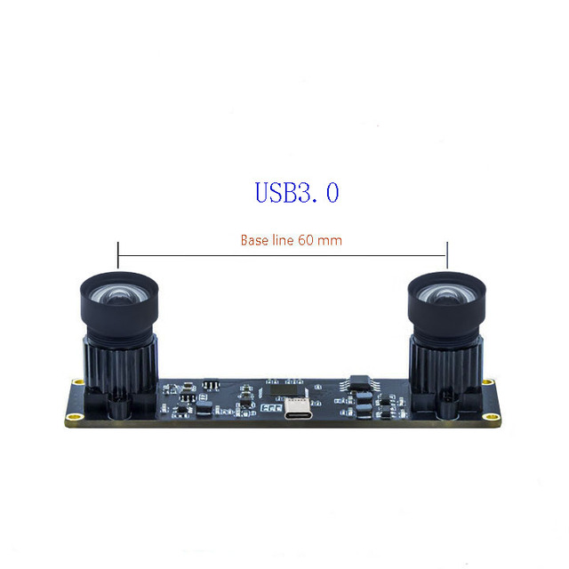 IMU VR Camera 1.3M Dual Lens Synchronization USB3.0 Camera High Speed 2560*960  120fps   3D Stereo  Camera AI Camera